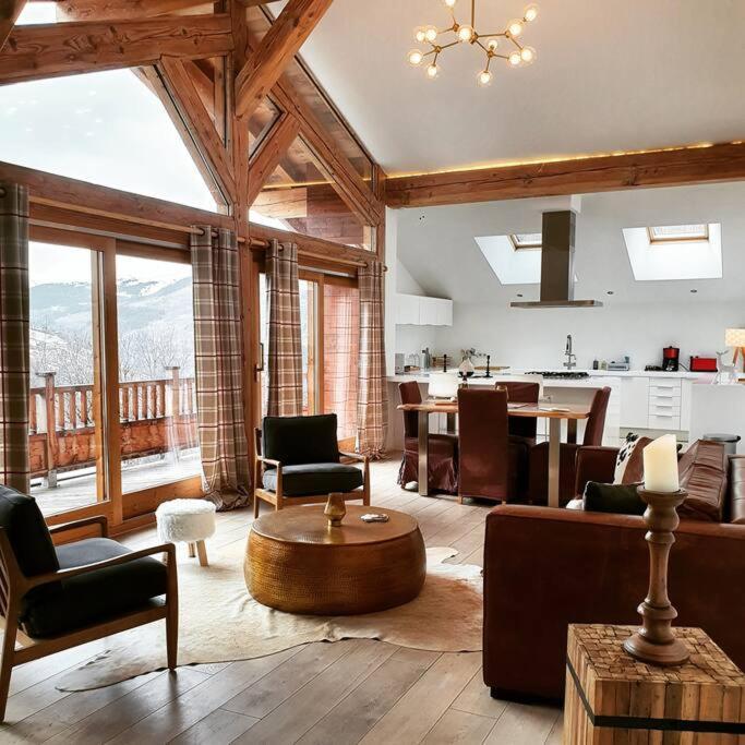 Chalet Entier 110M2 Avec Vue Et Sauna A 10 Min Des Pistes Sainte-Foy-Tarentaise Exterior foto